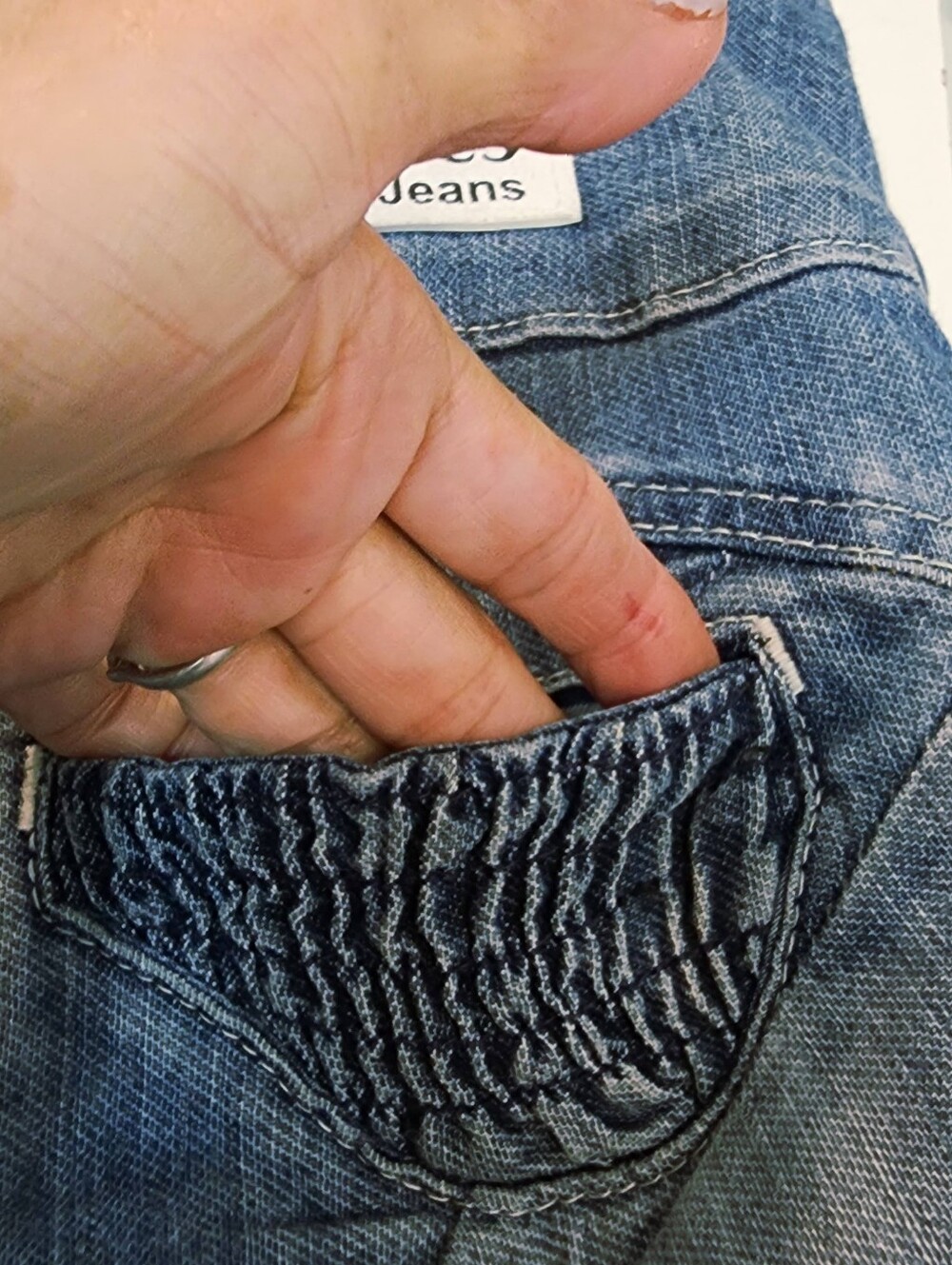 EMIRATES JEANS SKINNY DISTRESS WOMENS SIZE 40 - Picture 5 of 11